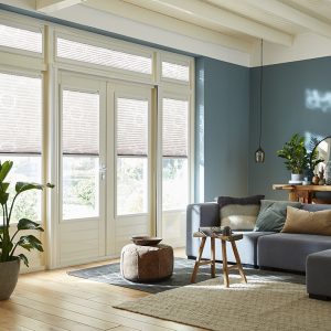 splendidpliss pliss plisse splendid pliss raamdecoratie duo stof gordijn gordijnen zonwering zonwerend inrichting inrichten design keje intershades raambekleding binnenzonwering